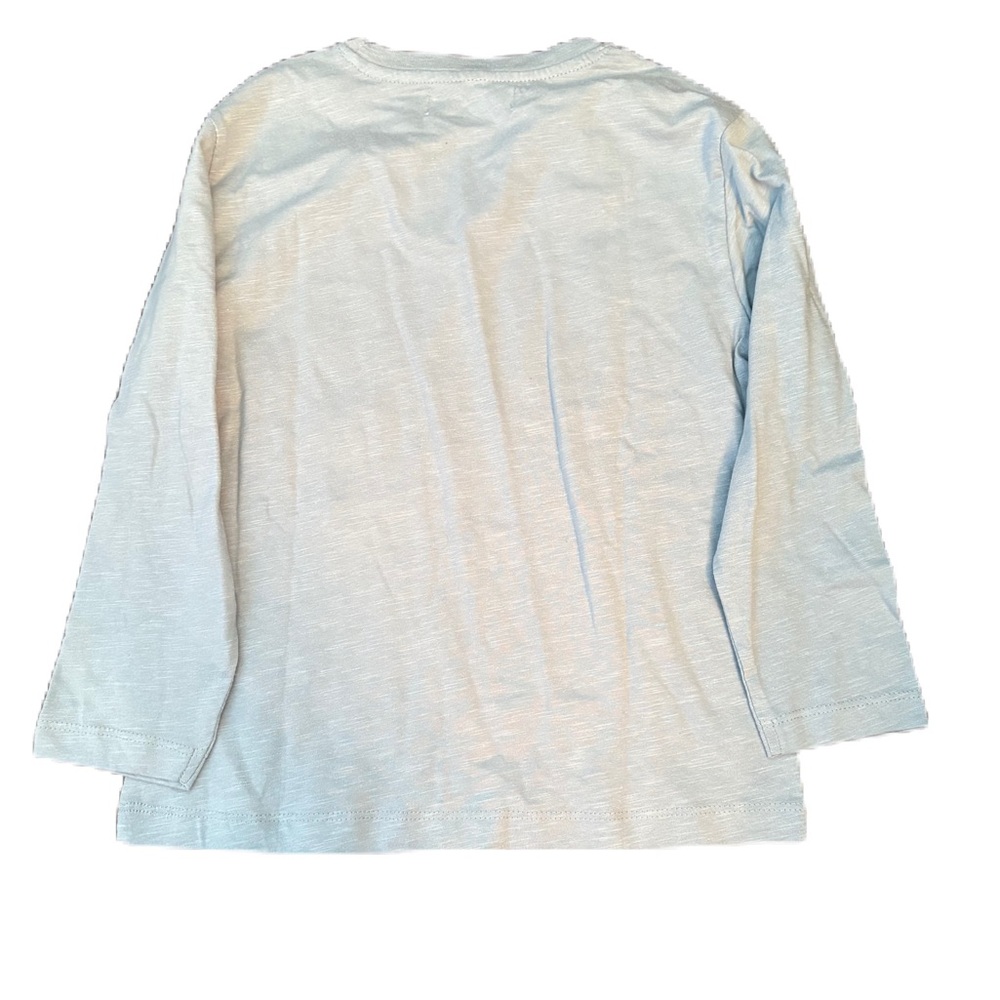 Zara Kids Blue Long Sleeve Tee - Size 6 - Picture 2 of 4